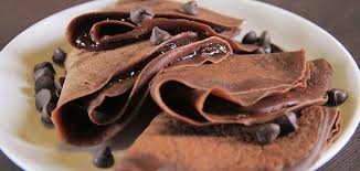 كريب شيكولاته ساده مقطع