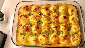 بطاطس بالفراخ والجبنة